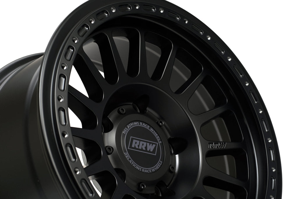 RR6-H 17x8.5 Hybrid Beadlock | MATTE BLACK