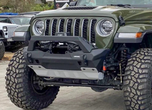 Load image into Gallery viewer, Jeep_ Aluminum Front Stubby Bumper Jeep Wrangler JK, JL, Gladiator