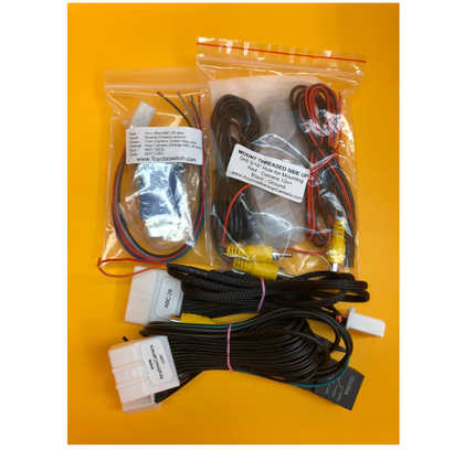 Anytime Backup and Front Camera Kit with OEM-style switch and harnesses for 2014-2019 Toyota 4Runner, Tacoma, and Tundra