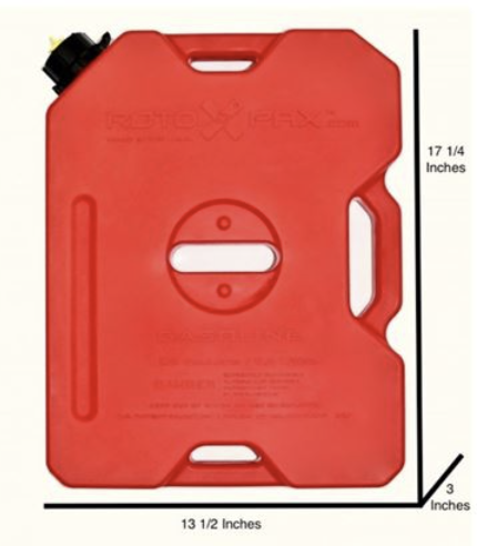 RotopaX 2 Gallon Gasoline Pack (RXX-2G)