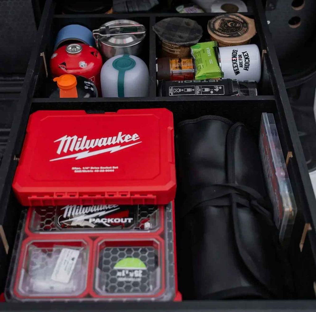 4Runner Dual Drawer Storage PreCut Kit - 2 Options