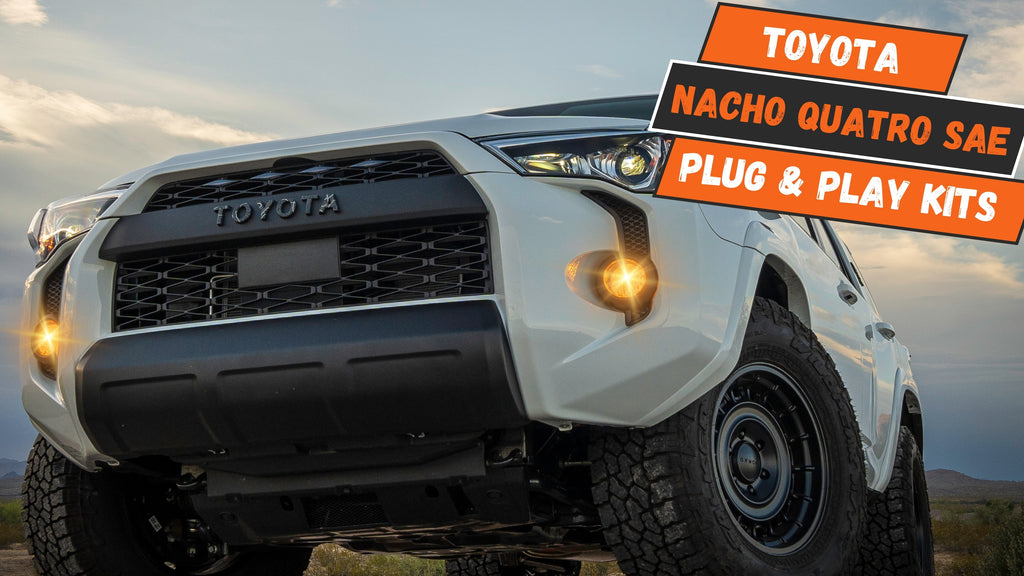User-friendly integration of the TOYOTA SAE PLUG N PLAY FOG KIT with a focus on functionality.