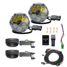 Load image into Gallery viewer, Fog kit components of the TOYOTA SAE PLUG N PLAY FOG KIT demonstrating high-quality materials.