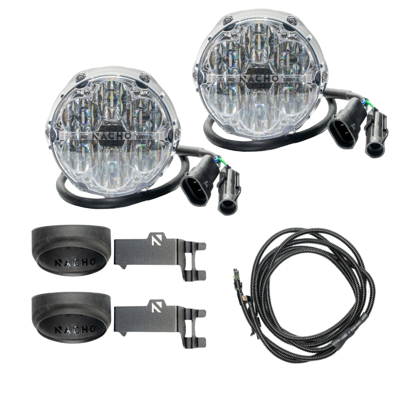 Close-up of the TOYOTA SAE PLUG N PLAY FOG KIT showcasing its stylish design and robust build.