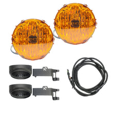 Load image into Gallery viewer, Detail shot of the harness and connectors in the TOYOTA SAE PLUG N PLAY FOG KIT, emphasizing installation convenience.