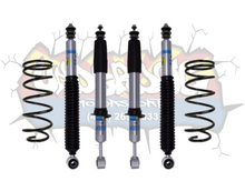 Load image into Gallery viewer, Bilstein 0-2.5" Lift Kit with Rear Coils for 2010–2024 Toyota 4Runner featuring adjustable front shocks and heavy-duty rear coils for improved ride and off-road performance.