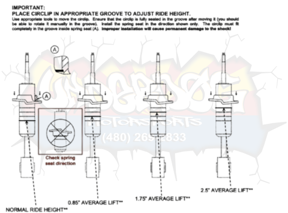 Close-up view of the Bilstein 0-2.5" Lift Kit for 2010–2024 Toyota 4Runner showcasing the front and rear Bilstein 5100 shocks designed for enhanced stability and control.