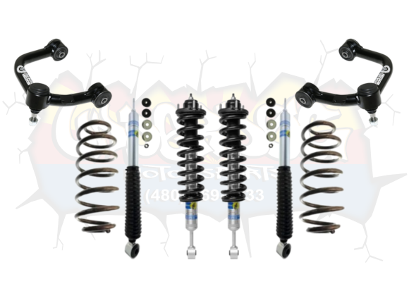 Bilstein/OME 3" Lift Kit with Freedom Offroad UCAs for 2010–2024 Toyota 4Runner — Upgrade your ride with this high-performance Bilstein OME 3" Lift Kit 4Runner for better off-road capability and comfort.