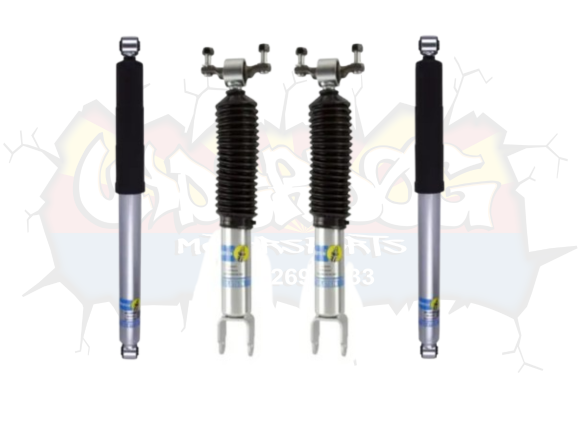 Bilstein 5100 0–1.5″ Front & Rear Lift Shocks for 2011–2024 GMC Sierra 2500HD, designed for improved ride quality and handling, perfect for trucks with a 0–1.5″ lift.