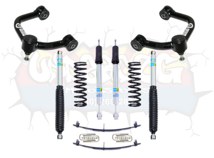 Bilstein 5100 3-inch lift kit with Icon Add-a-Leaf and Freedom Offroad UCAs for 2016–2023 Toyota Tacoma