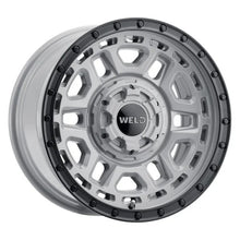 Load image into Gallery viewer, Weld Off-Road Crux 17x9in / 5x114.3 BP / ET -12 / 78.1mm Bore - Gloss Armor Gray / Satin Black Wheel