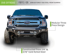 Load image into Gallery viewer, DV8 Offroad 2018+ Ford F-150 Front Bumper w/ Light Holes