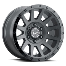 Load image into Gallery viewer, ICON Compression 17x8.5 6x5.5 0mm Offset 4.75in BS 106.1mm Bore Double Black Wheel