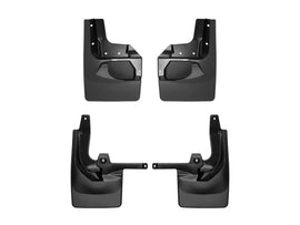 WeatherTech 18-22 Jeep Wrangler Front & Rear Mudflaps - Black