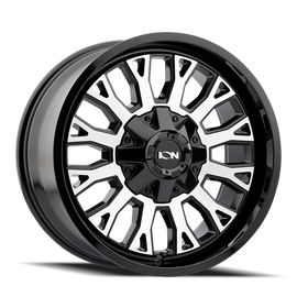 ION Type 152 20x9 / 8x170 BP / 0mm Offset / 125.2mm Hub Black/Machined Wheel