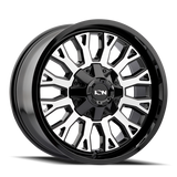 ION Type 152 20x9 / 6x139.7 BP / 0mm Offset / 106mm Hub Black/Machined Wheel