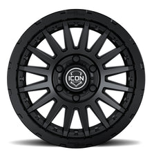 Load image into Gallery viewer, ICON Recon Pro 17x8.5 6x5.5 0mm Offset 4.75in BS 106.1mm Bore Satin Black Wheel
