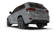 Load image into Gallery viewer, Rally Armor 18-22 Jeep Grand Cherokee SRT Trackhawk Black UR Mud Flap - Metallic Black Logo