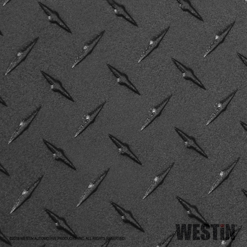 Westin/Brute Contractor TopSider 90in w/ Doors - Black Textured