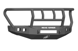 Road Armor 17-20 Ford F-250 Stealth Front Bumper w/Titan II Guard Standard Flare - Tex Blk