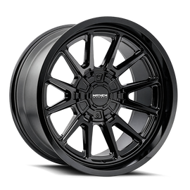 Mayhem 8116 Intrepid 18x9 / 8x180 BP / -12mm Offset / 124.1mm Hub Gloss Black Wheel