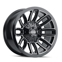 Load image into Gallery viewer, Mayhem 8108 Decoy 20x10 / 8x180 BP / -19mm Offset / 124.1mm Hub Black w/ Milled Spokes Wheel