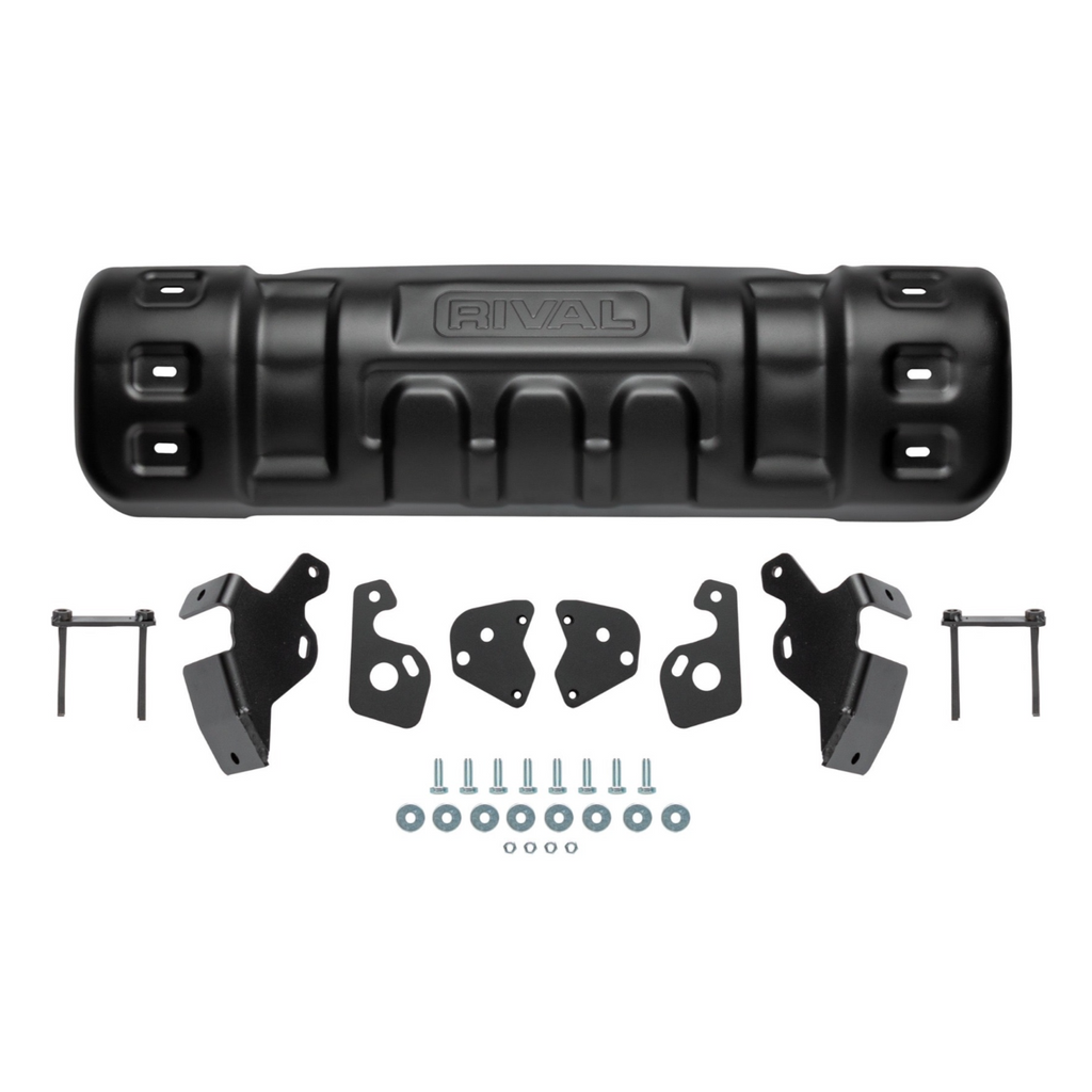 RIVAL Lower Skid Plate 2018-2025 Jeep Wrangler JL | 2007-2018 Jeep Wrangler JK | 2020-2025 Jeep Gladiator Except Mojave
