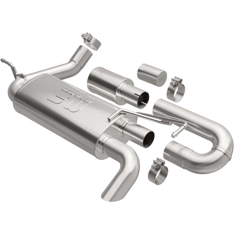 MagnaFlow 07-18 Jeep Wrangler JK Overland Series Axle-Back Exhaust System