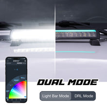 Load image into Gallery viewer, XK Glow 50in Offroad Light Bar w/ RGBW Chasing DRL &amp; App Control