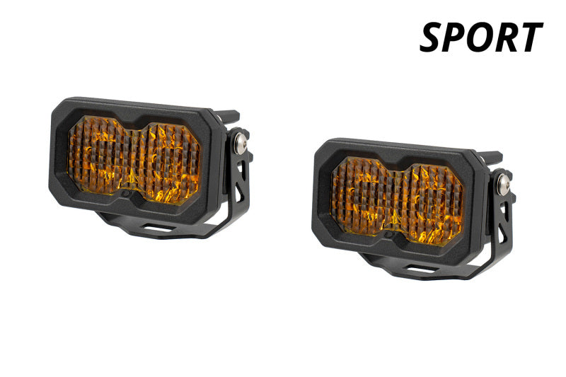 Diode Dynamics C2 2.0 Sport Yellow Driving Standard ABL (pair)