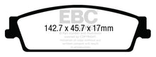 Load image into Gallery viewer, EBC 15+ Gmc Yukon XL / Denali XL 1500 Extra Duty Rear Brake Pads