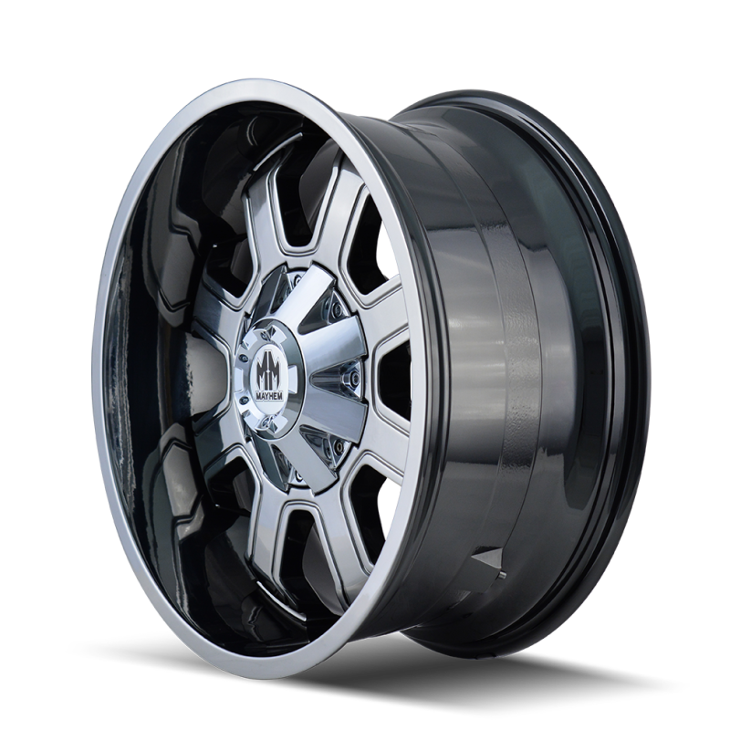 Mayhem 8103 Fierce 20x10 / 8x180 BP / -19mm Offset / 124.1mm Hub Chrome Wheel