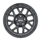 Weld Off-Road W104 17X10 Cinch 6X135 6X139.7 ET-25 BS4.50 Satin Black / Gloss Black 106.1