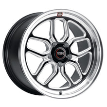 Load image into Gallery viewer, Weld Racing 18x8 Laguna Drag 5x120 ET15 BS5.1 Gloss BLK MIL DIA 78.1