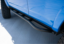 Load image into Gallery viewer, Cali Raised 10-24 Toyota 4Runner Trail Edition Bolt On Rock Sliders - No Kick Out / Powder Coat