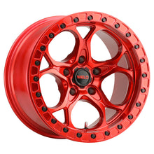 Load image into Gallery viewer, Weld Off-Road W906 17X10 Ledge Beadlock 5X127 ET-25 BS4.50 Candy Red / Red Ring 71.5