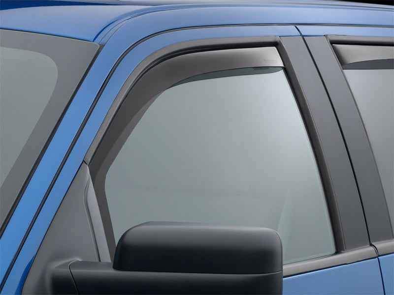 WeatherTech 2004 Ford F-150 SuperCrew Front & Rear Side Window Deflectors - Dark Tint