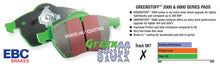 Load image into Gallery viewer, EBC 98-05 Chevrolet Blazer 4.3 2WD Greenstuff Front Brake Pads