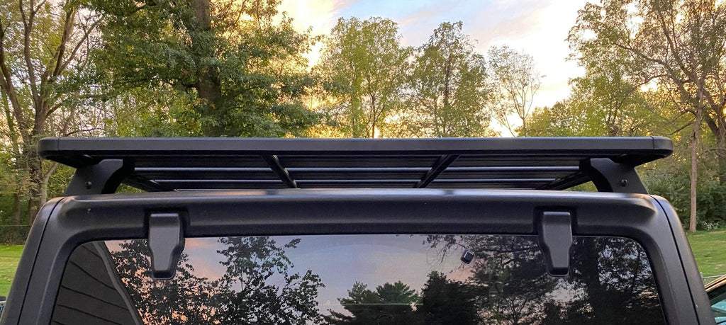RIVAL Aluminum No-Drill Roof Rack 2018-2025 Jeep Wrangler JL 2-Door | 2020-2025 Jeep Gladiator