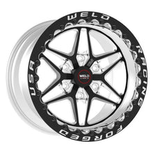 Load image into Gallery viewer, Weld S81 15x10 / 5x4.5 BP / 6.5 BS / +25 ET / 3.18 Bore (Med Pad) - Black Wheel SBL - MTB