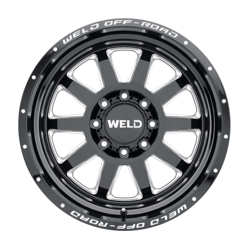 Weld Off-Road W102 20X9.0 Stealth 6X135 6X139.7 ET13 BS5.50 Gloss Black MIL 106.1