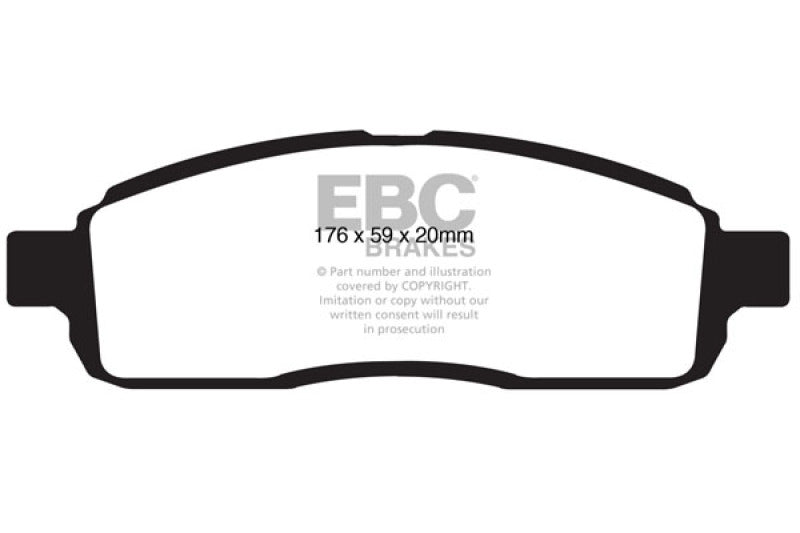 EBC 09 Ford F150 4.6 (2WD) 6 Lug Ultimax2 Front Brake Pads