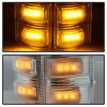 Load image into Gallery viewer, xTune Ford Superduty 08-14 F250-F550 Amber LED Mirror Signal Lens - Clear ACC-LED-FDSD08-MR-C