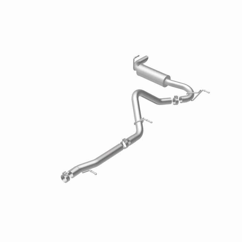 MagnaFlow 12-14 Jeep Wrangler 3.6L Single Straight Rear P/S Exit Stainless C/b Perf Exhaust-Comp