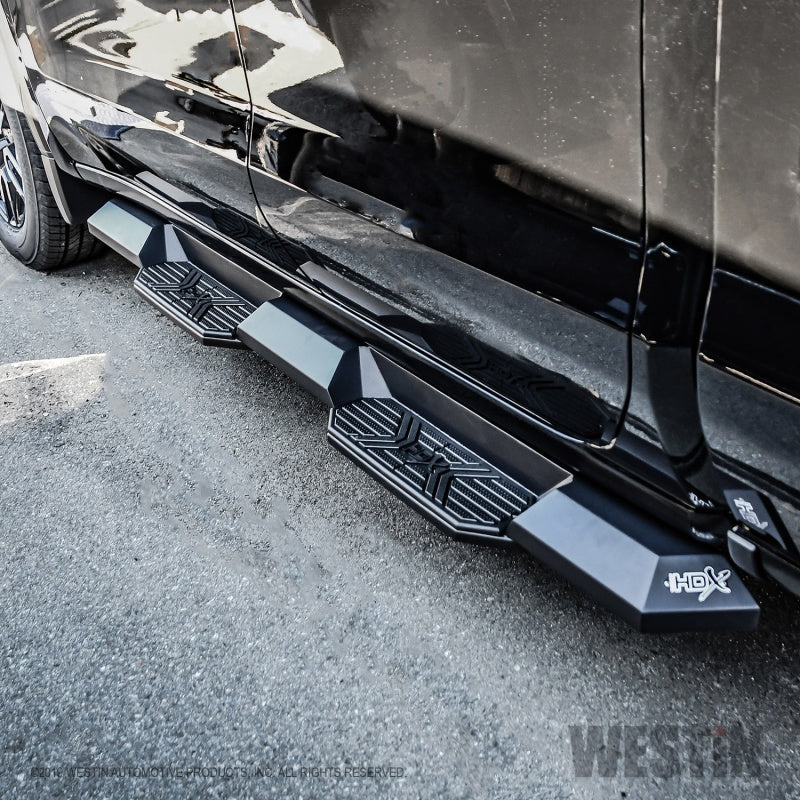 Westin 19-22 Chevrolet Silverado 1500 DC HDX Xtreme Nerf Step Bars - Tex. Blk