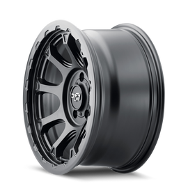 Dirty Life 9307 Drifter 17x8.5/6x139.7 BP/-6mm Offset/106mm Hub Matte Black Wheel - Beadlock