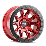 Dirty Life 9303 DT-1 17x9 / 5x127 BP / -12mm Offset / 78.1mm Hub Crimson Candy Red Wheel