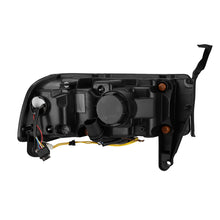 Load image into Gallery viewer, AlphaRex 94-01 RAM 1500 NOVA LED Proj Headlights Alpha-Blk w/Activ Light/Seq Signal/SB DRL