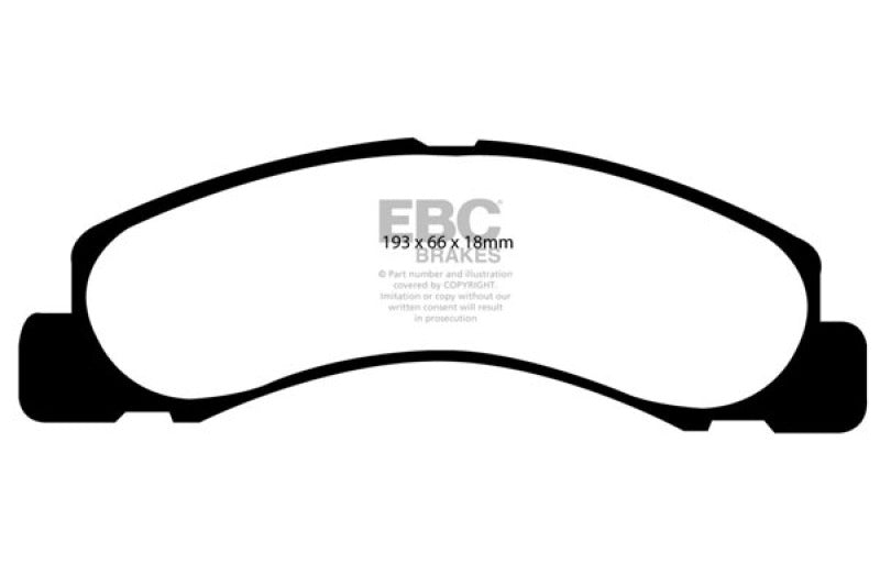 EBC 00-02 Ford Excursion 5.4 2WD Ultimax2 Front Brake Pads