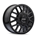 Mayhem 8107D Cogent Dually 20x8.25 / 8x165.1 BP / 115mm Offset / 121.3mm Hub Gloss Black Wheel
